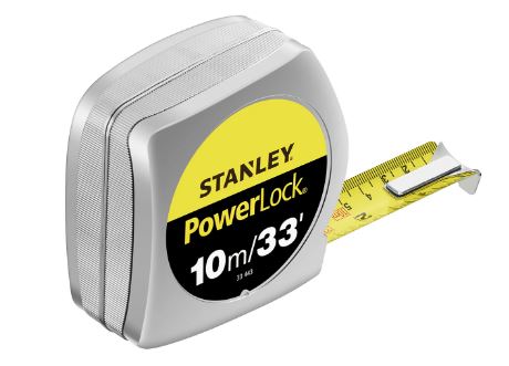 0-33-443 PowerLock 10m Tape Measure Metric & Imperial