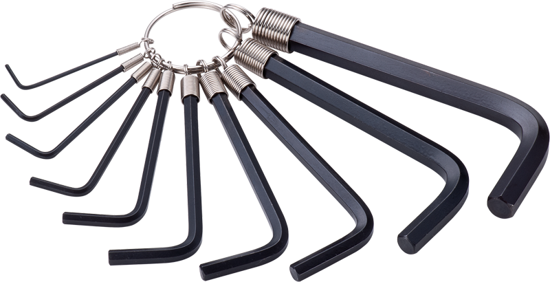 STMT69213-8 Set 10 Allen Wrenches with Ring