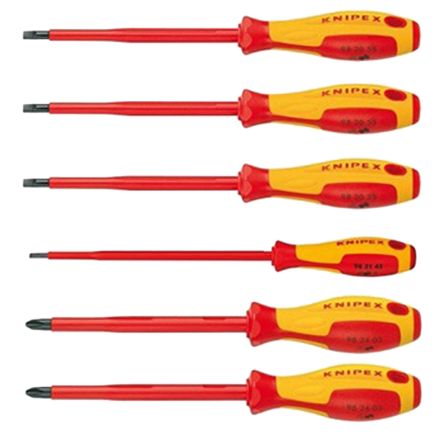 00 20 12 V01 Slotted Screwdriver Set 6 Piece