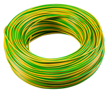 COPPER PLUS 2.5MM SINGLE WIRE YELLOW / GREEN 1 CORE
