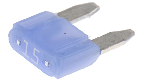 0297015.WXNV Fuse, Automotive, Fast Acting, 15 A, 32 V, 10.9mm x 3.8mm x 8.8mm, MINI 297 Series
