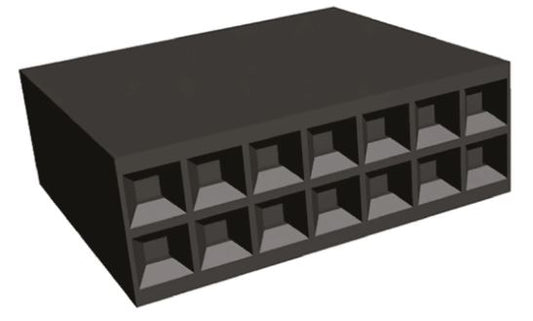 1-87456-0 AMPMODU MOD IV Female Connector Housing