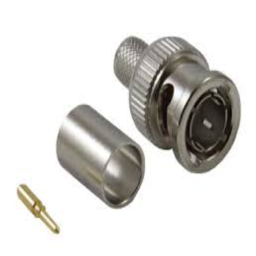10-005-B36-FC COAX Connectors BNC Series Cable Male BNC, 75 Ω, Straight Body Crimp
