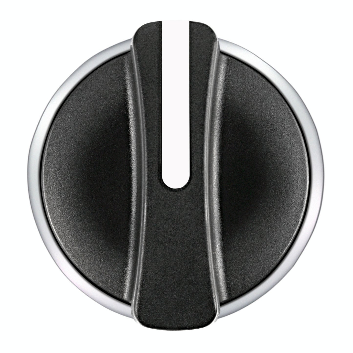 Black selector switch Ø22 2-position stay put 1NO 600V