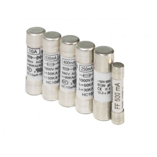 10A Ceramic Fuse, 10 x 38mm