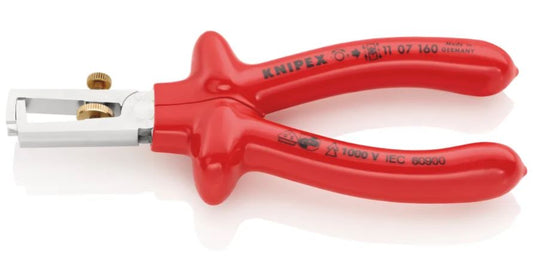 Knipex 11 07 160 Series Universal stripping pliers, 0.1 mm² Min, 10 mm² Max, 160 mm Overall