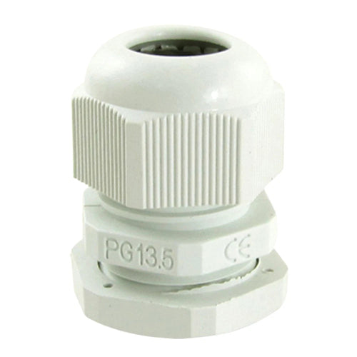 PG13.5 White Waterproof Connector Gland