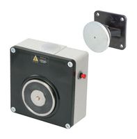 1320-24 Electromagnetic Door Retainer, Wall Mounted 24V