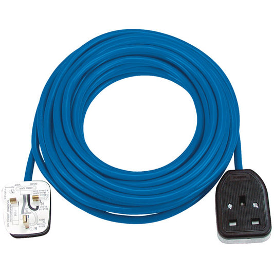 1166503  Extension Lead 14 Metre 240V 13 Amp 1.5mm Thick Blue