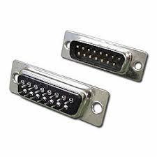 CONNECTOR D TYPE 15PIN MALE