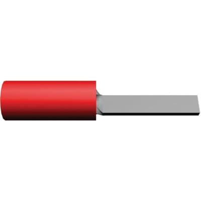 150730 Insulated Crimp Blade Terminal 12mm Blade Length, 0.26mm² to 1.65mm²