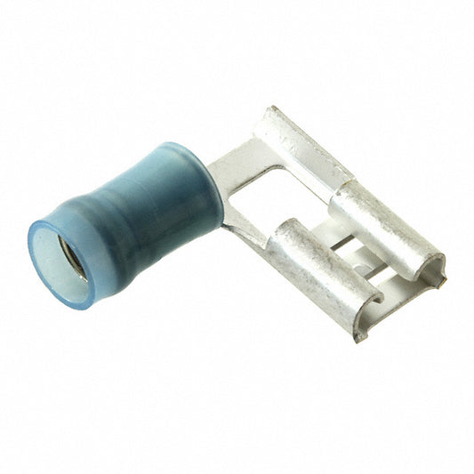 156666-1 PIDG FASTON .250 Series Insulated Crimp Flag Terminal, 1.2mm² to 2mm²