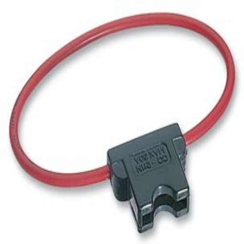 Fuseholder, Automotive, In-Line, 30A, ATO, Wire Leaded