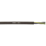 1600103  3 Core 1.5 mm² Mains Power Cable, Black Rubber Sheath 100m, 18 A 450/750 V