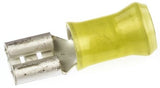 160314-2 PIDG FASTON .250 Series Yellow Insulated Crimp Receptacle