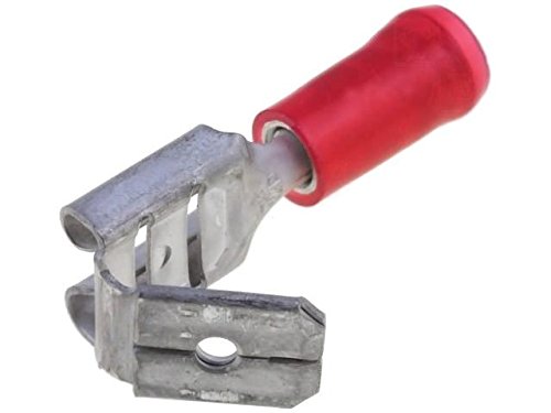 160834-2 PIDG FASTON .250 Series Insulated Crimp Piggyback Terminal