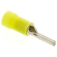 165085-0 PLASTI-GRIP Insulated, Tin Crimp Pin Connector, 2.6mm² to 6.6mm²