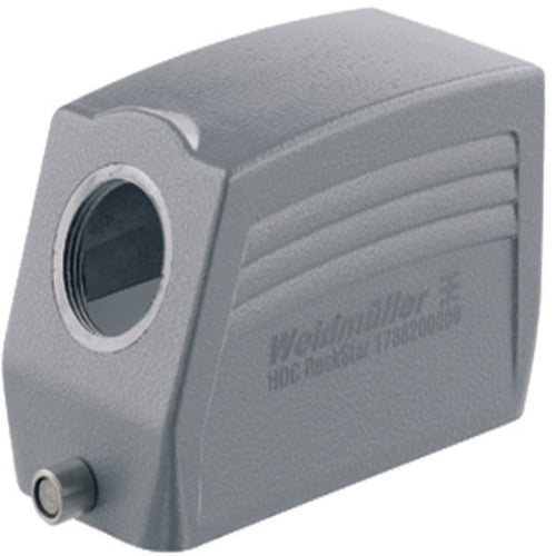 1657850000 HDC enclosures, Size: 6, Protection degree: IP65 (in plugged condition), Cable entry from side, Plug housing, End-locking clamp, lower side, Standard, Size of cable entries: PG 21