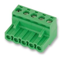 1757035 Pluggable Terminal Block, 5.08 mm, 4 Ways, 24AWG to 12AWG, 2.5 mm