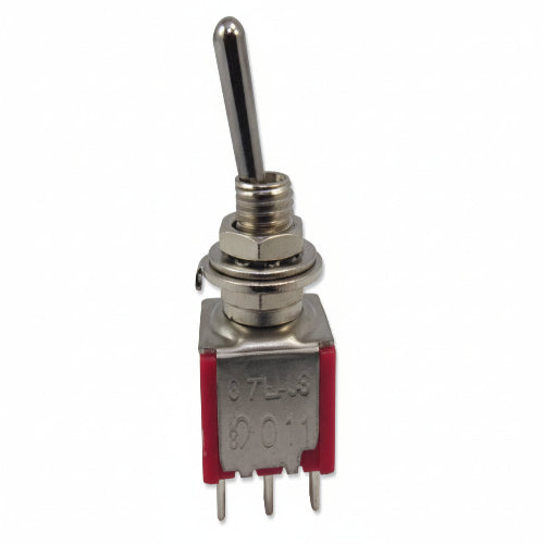 1MD1T1B5M1QE Toggle Switch, On-None-On, DPDT, Non Illuminated, 1M