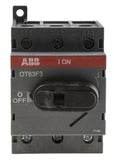1SCA105332R1001 DIN Rail Non Fused Isolator Switch, 63 A 3 Pole