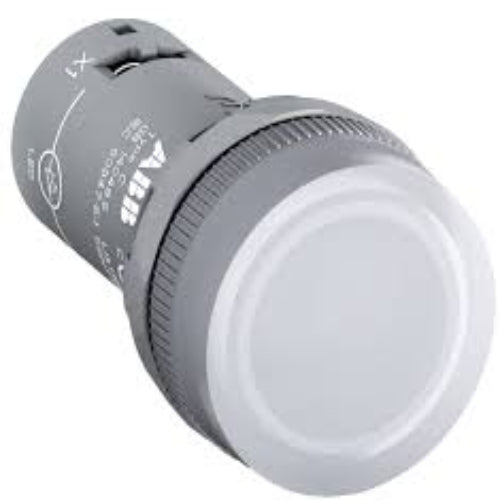1SFA619403R5023 ABB, 1SFA61 Yellow LED Pilot Light, IP66, IP67, IP69K, Round, 24V