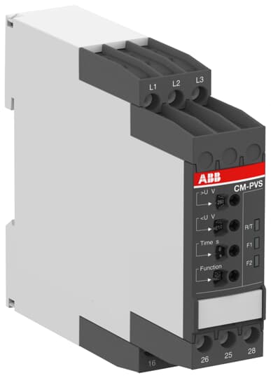 1SVR730794R3300 Voltage Monitoring Relay With DPDT Contacts, 3 Phase