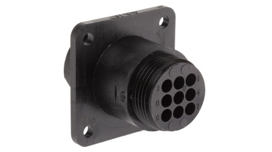 206705-1 Panel Mount Circular Connector 9 Contact