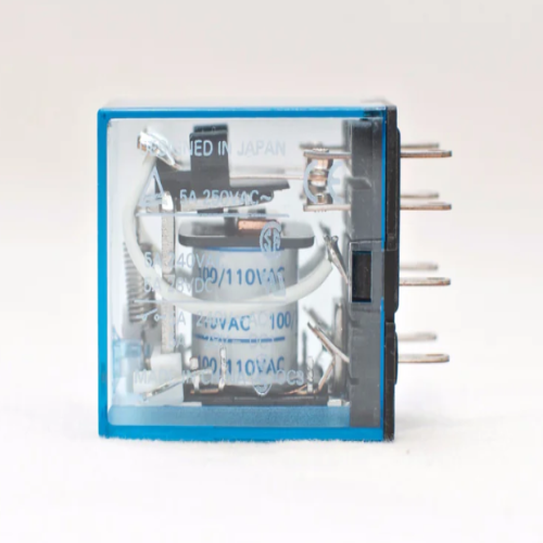 MY2NJ 110VAC Electromagnetic, DPDT, 110VAC, 5A, 8 PIN, PLUG-IN,socketable,with LED indicator.