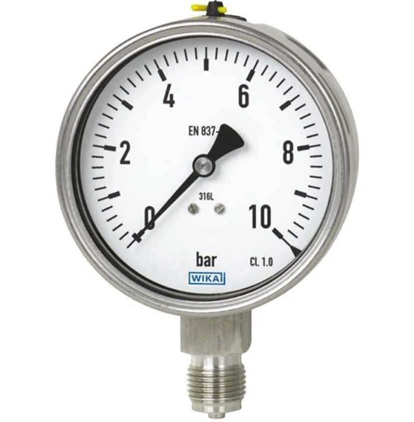 232.5 - Wikai - Bourdon tube pressure gauge, stainless steel