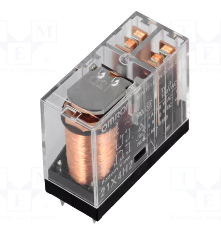 G2R-2-48AC Relay: electromagnetic; DPDT; Ucoil: 48VAC; Icontacts max: 5A; G2R