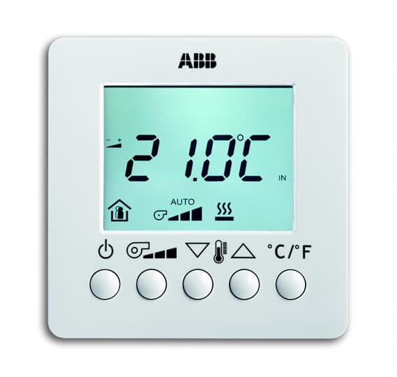 2CKA006138A0003 Room temperature controller, fan coil with display, SM with integrated bus coupler