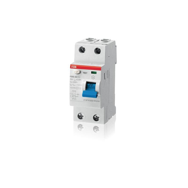 2CSF202001R2250 ABB F202 AC-25/0,1 Residual Current Dev.