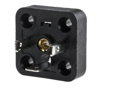 CMD8118244 2P+E DIN 43650, Male Solenoid Valve Connector