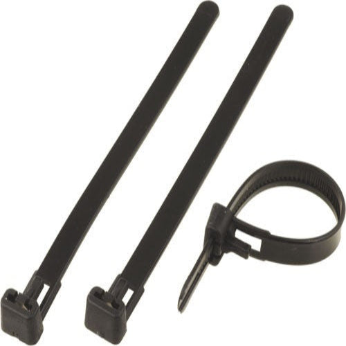 CALE TIES 370X4.8MM BLACK (PKT-100)
