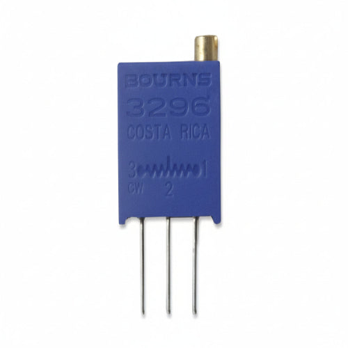 3296W-1-104LF Trimpot, Multi Turn, Cermet, Top Adjust, 100 kohm, Through Hole