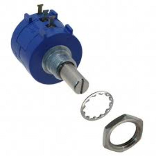 3590S-2-102L Rotary Wirewound Potentiometer with a 6.35 mm Dia. Shaft