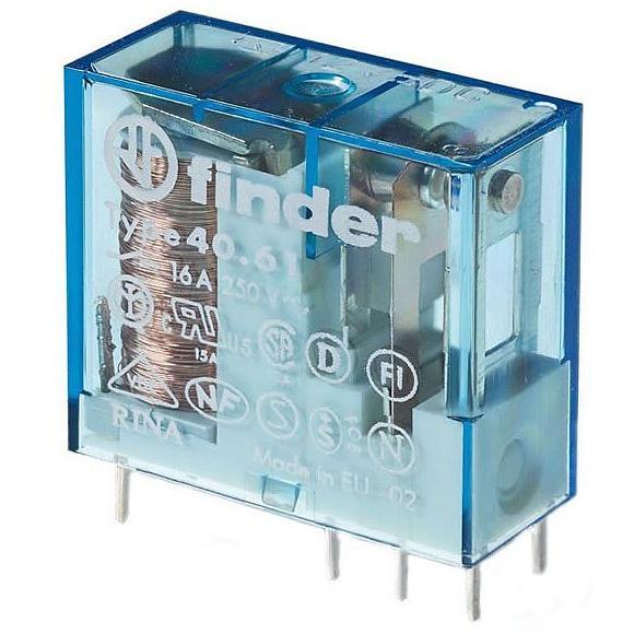 40.61.9.012.0000 12V dc Coil Non-Latching Relay SPDT, 16A Switching Current