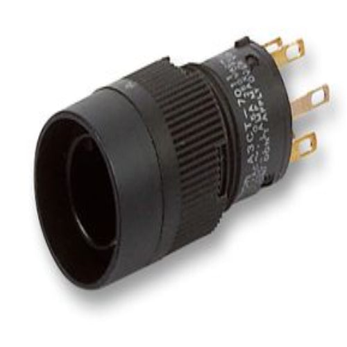 Illuminated Pushbutton Switch, A3C Series, SPDT, Off-(On), 1 A, 250 V