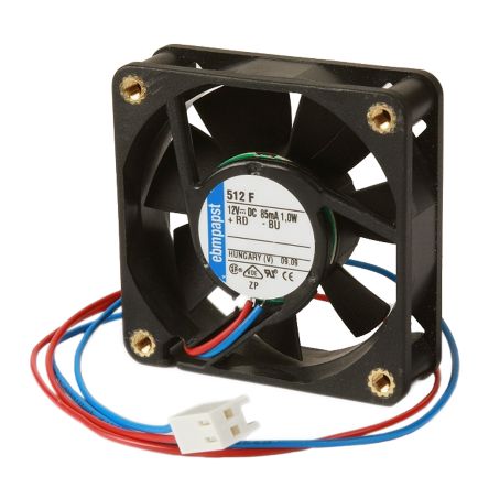 4414ML-RS0 Axial Fan, 119 x 119 x 38mm, 168m³/h, 3.2W, 24 V dc