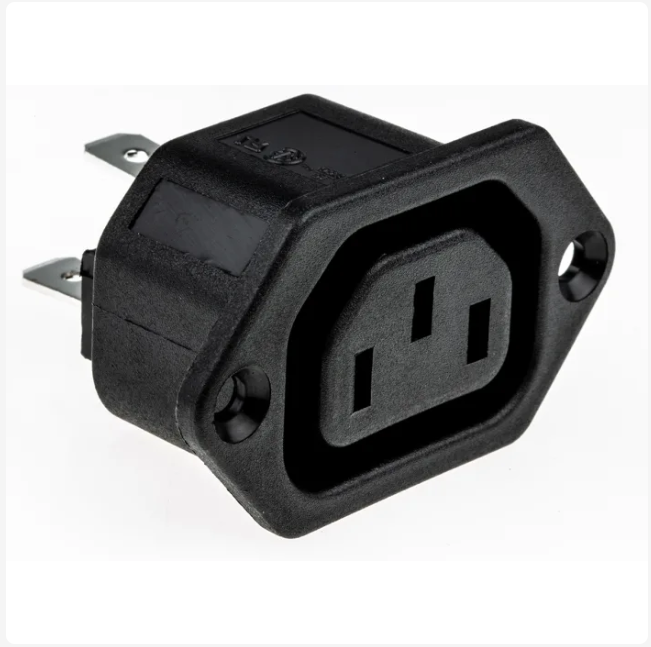 PX0675/63 Bulgin C13 Panel Mount IEC Connector Socket, 10A, 250 V