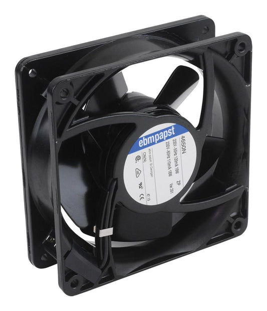 4656ZW 4656 Series Axial Fan, 119 x 119 x 38mm, 160m³/h