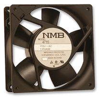 4715FS-23T-B50-D00 Axial Fan, 4715FS Series, 230 V, AC, 119 mm, 38 mm