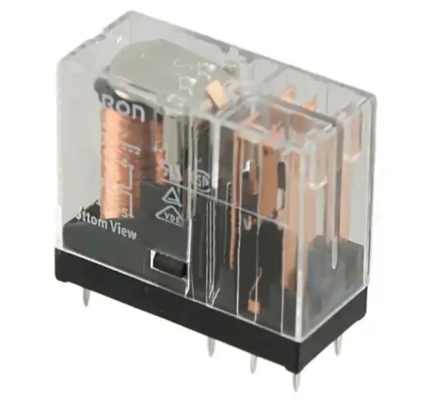 G2R-2 DC5 PCB Mount Non-Latching Relay, 5V dc Coil, 3A Switching Current, DPDT
