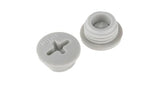 52006100 M12 Plug, Fibreglass Nylon, Threaded