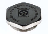 52103133  5210 ATEX M25 x 1.5 Plug, Nickel Plated Brass