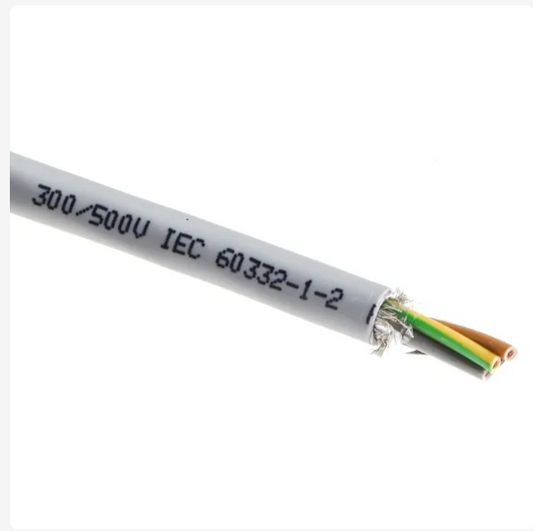 CMD522-428  Control Cable, 4 Cores, 0.75 mm², CY, Screened, 50m, Grey PVC Sheath, 18 AWG