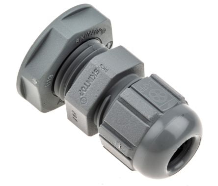 53015000+53019000 - Lapp - SKINTOP Series Grey Polyamide Cable Gland, PG7 Thread, 2.5mm Min, 6.5mm Max, IP68 (PKT OF 10)