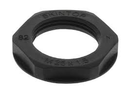 53119130 Lapp Black Fibreglass PA Cable Gland Locknut, M25 Thread, IP68 Pack of 5
