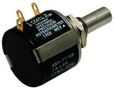 535B1103JC   1 Gang 5 Turn Rotary Wirewound Potentiometer with an 6.35 mm Dia.
